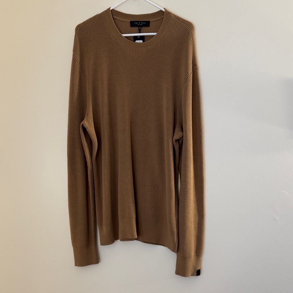 SALE RAG & BONE Dexter Rib Crewneck Sweater